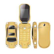 7 Colors Available Mini Small Size Car Shaped and Flip Phone